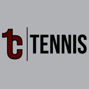 1 C Tennis - AS Colour Womens Premium Crew - Light Design