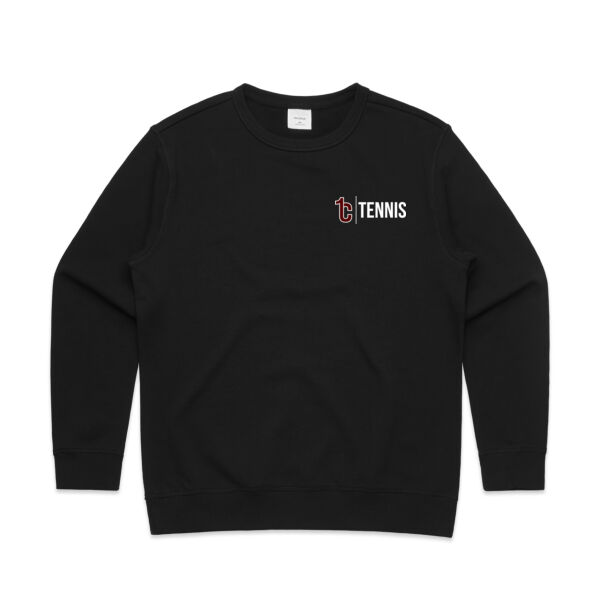 1 C Tennis - AS Colour Womens Premium Crew - Dark Thumbnail